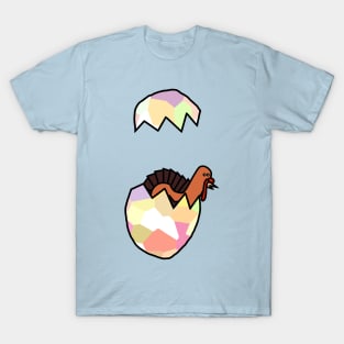 Funny Easter Egg with Thanksgiving Turkey T-Shirt